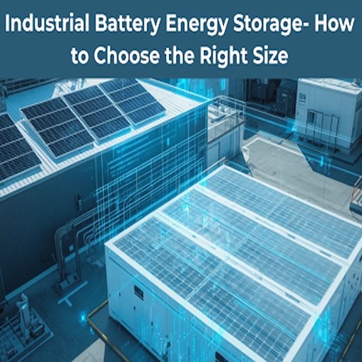 Industrial Battery Energy Storage: How to Choose the Right Size